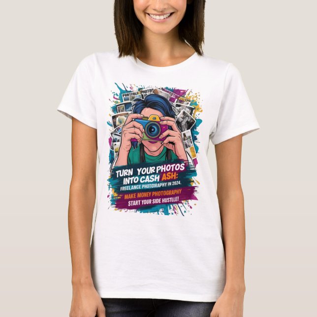 Illustration Art Women's Basic T - Shirt Design (Vorderseite)