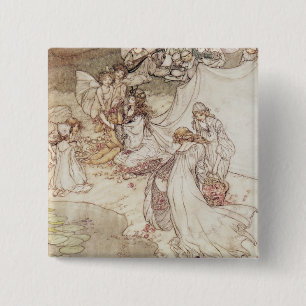 Illustration Arthurs Rackham   für Märchen, Fa Button