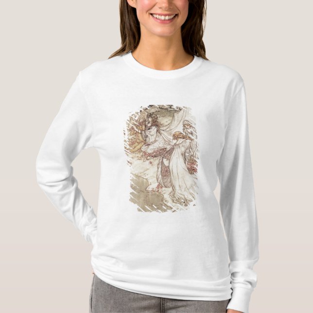 Illustration Arthurs Rackham | für Märchen, Fa T-Shirt (Vorderseite)