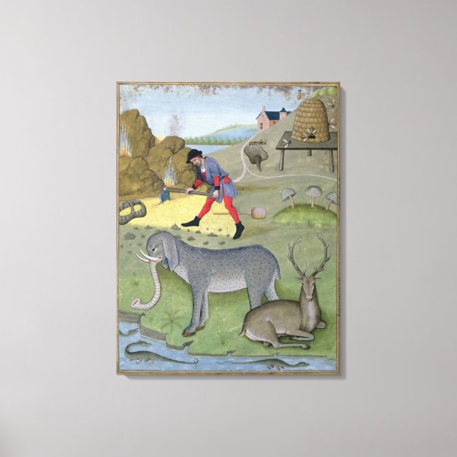 Illustration aus dem "Buch des Einfachen Leinwanddruck (Vorderseite)