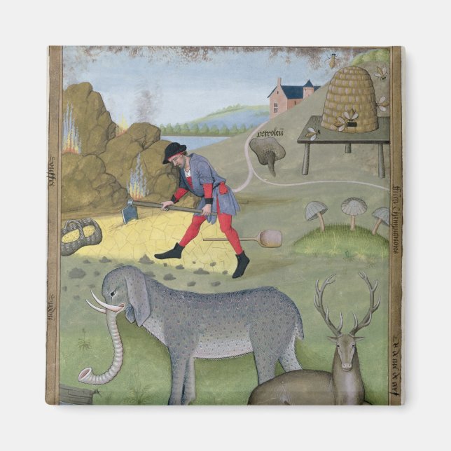 Illustration aus dem "Buch des Einfachen Magnet (Vorne)