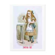 Illustration aus dem Kinderzimmer Alice - Trink ic