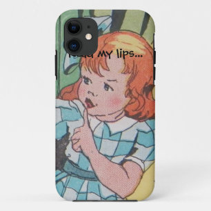 Illustration aus einem Vintage-Cartoon: Lies meine Case-Mate iPhone Hülle