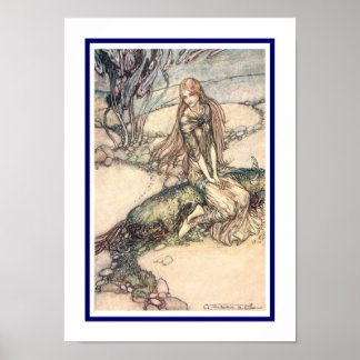 Illustration aus Undine (1909). Poster