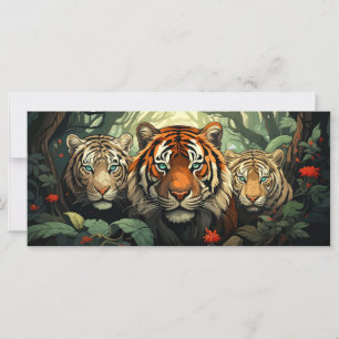 Illustration benutzerdefinierter Text-Tiger