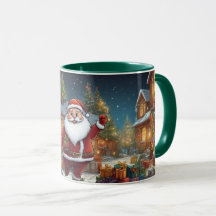 Illustration Cartoon Weihnachtsfeiertage Tasse