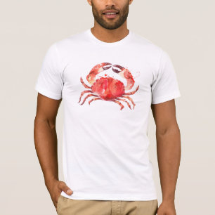 Illustration der Aquarellfarben von Red Carb T-Shirt