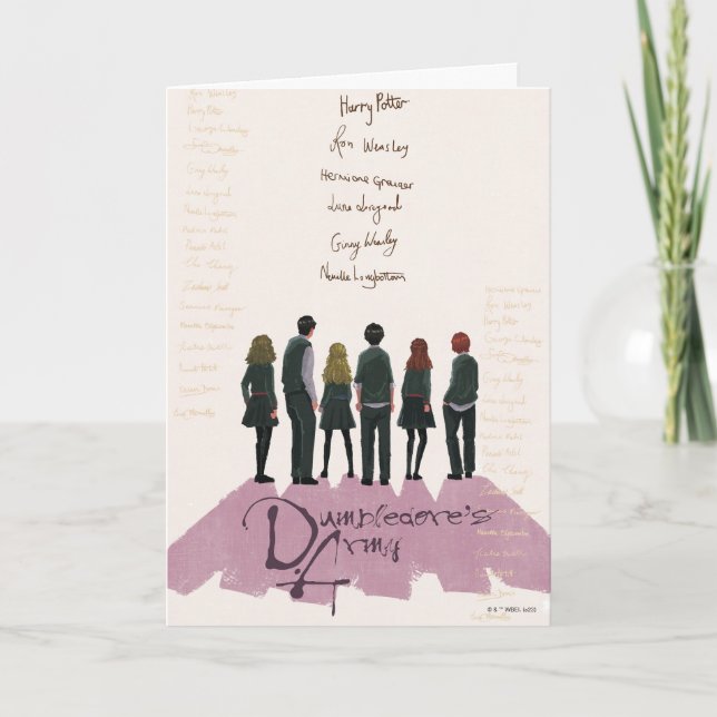 Illustration der Armee von Dumbledore Karte (Vorderseite)