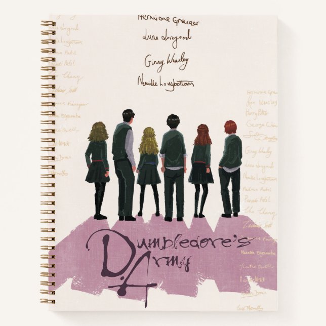 Illustration der Armee von Dumbledore Notizbuch (Vorderseite)