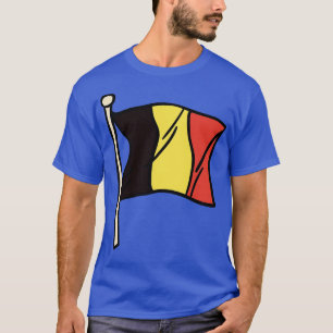 Illustration der belgischen Flagge T-Shirt