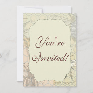 Illustration der Bienenvölker Einladung