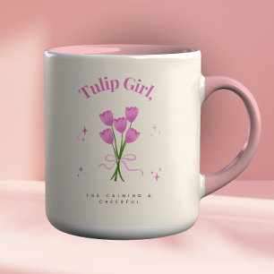 Illustration der Blume Aquarellpinke Tasse