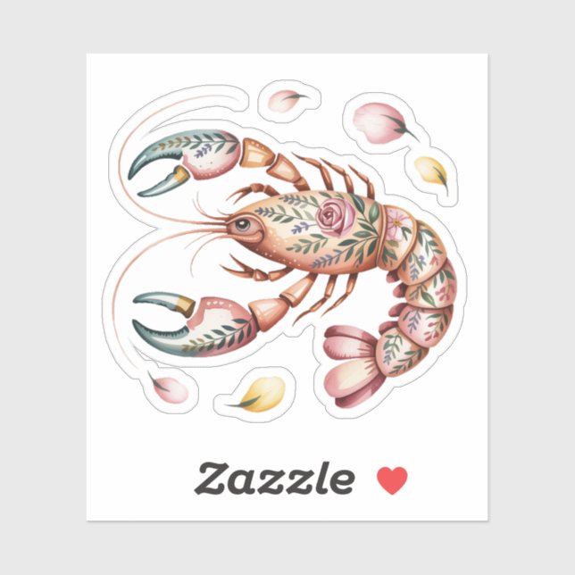 Illustration der Blumenkünstlerin Aufkleber (Blatt)