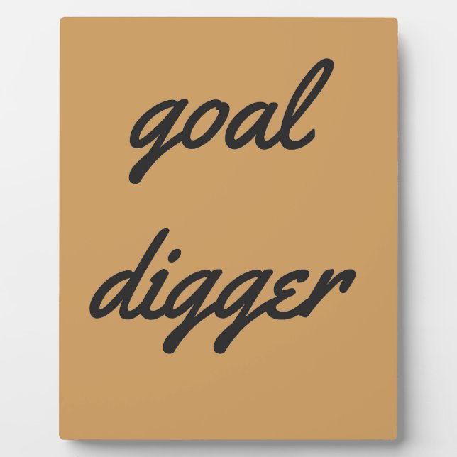 Illustration der Design-Collection für Goal Digger Fotoplatte (Vorderseite)
