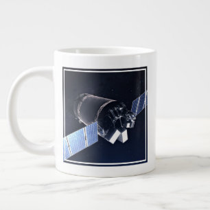 Illustration der Dragon XL-Raumsonde. Jumbo-Tasse