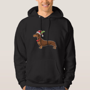 Illustration der feierlichen Dackel Hoodie