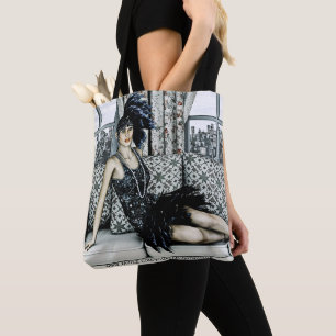 Illustration der Flapper-Mode der Roaring Twenties