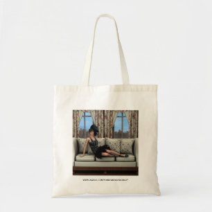 Illustration der Flapper-Mode der Roaring Twenties Tragetasche