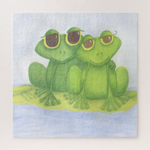 Illustration der Froschliebhaber Puzzle
