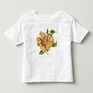Illustration der gelben Blume Kleinkind T-shirt