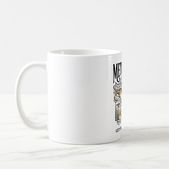 Illustration der Hochbrücke Lethbridge Alberta Kaffeetasse (Links)