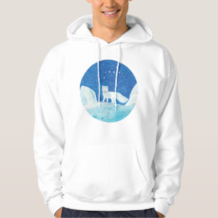 Illustration der kleinen arktischen Fox (Vulpes la Hoodie