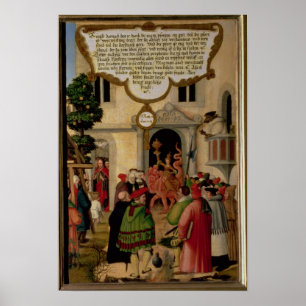 Illustration der Lehre Christi Poster