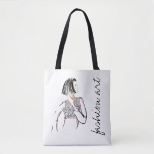 Illustration der Mode der Mode Kunst Print