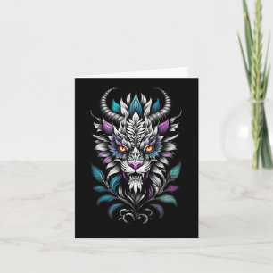 Illustration der mystischen Bestie - Drache der br Karte