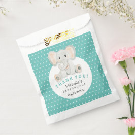 Illustration der niedlichen Frühlingslephant Geschenktütchen
