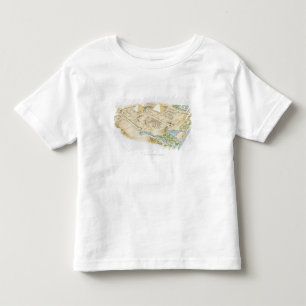 Illustration der Pyramiden von Giseh Kleinkind T-shirt