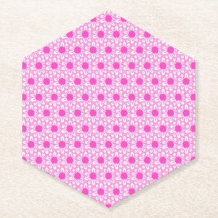 Illustration der rosa Gänseblümchen Untersetzer