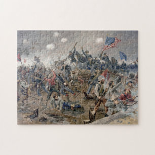 Illustration der Schlacht bei Spottsylvania, 1864, Puzzle
