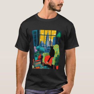 Illustration der Stadtsilhouette von Philadelphia T-Shirt