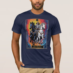 Illustration der Tarot-Karte, der Wagen T-Shirt