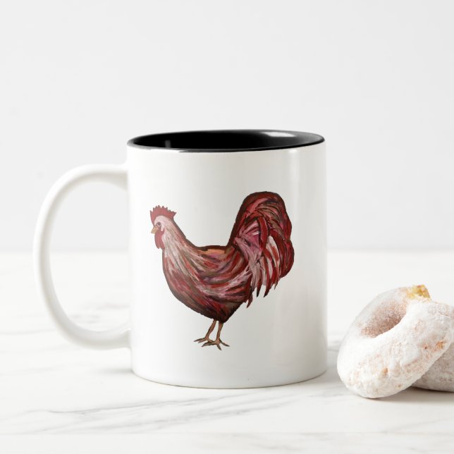 Illustration der Tasse der Rasterfarm (Mit Donut)