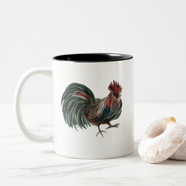 Illustration der Tasse der Rasterfarm (Mit Donut)