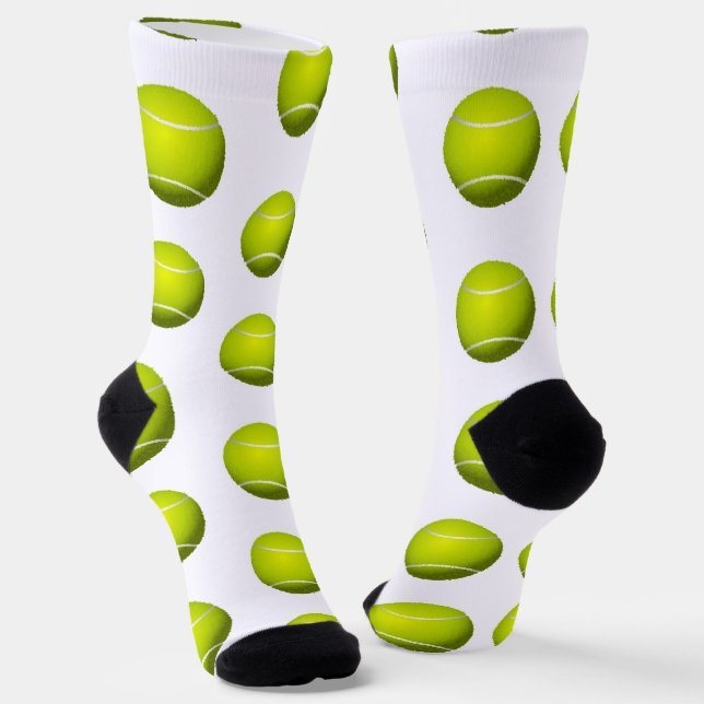 Illustration der Tennisbälle Socken (Gewinkelt)