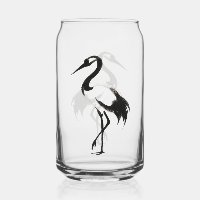 Illustration der Tintenschicht - Zen-Glas Dosenglas (Vorderseite)