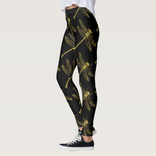 Illustration der Vintagen Libelle II Leggings