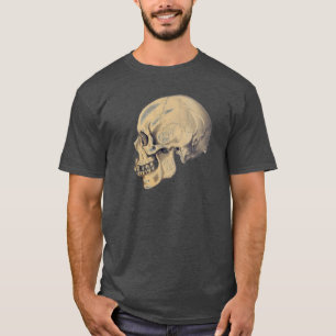 Illustration der Vintagen Schädelanatomie T-Shirt