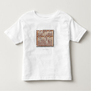 Illustration des Abakusses Kleinkind T-shirt