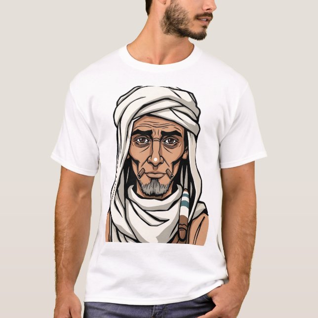 Illustration des ägyptischen Kunsthandwerks T-Shirt (Vorderseite)