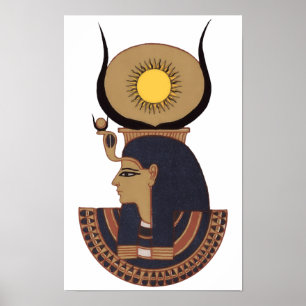 Illustration des alten Osiris Ägyptischer Gott SMA Poster