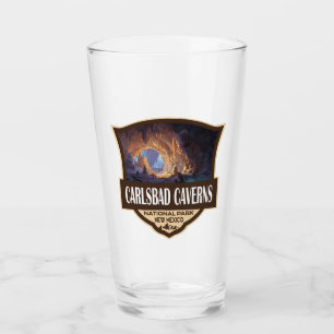 Illustration des Carlsbad Caverns National Park im Glas