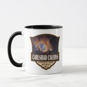 Illustration des Carlsbad Caverns National Park im Tasse
