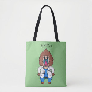 Illustration des Cartoon eines Funny mandrill