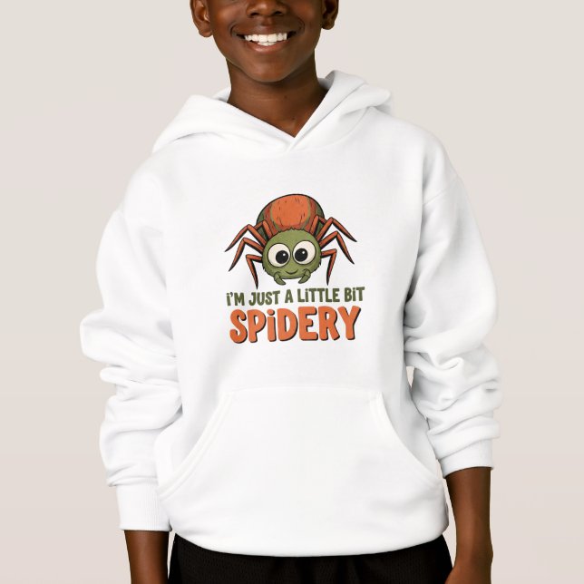 Illustration des Cartoon niedlich und Spidery Hoodie (Vorderseite)