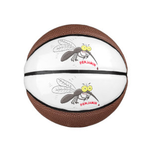 Illustration des Cartoon von Moskitos Mini Basketball