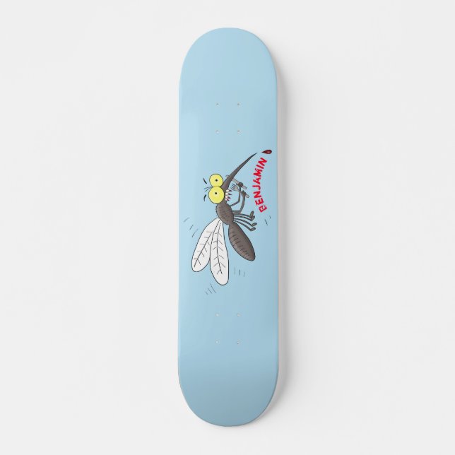 Illustration des Cartoon von Moskitos Skateboard (Vorne)